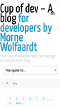 Mobile Screenshot of cupofdev.com